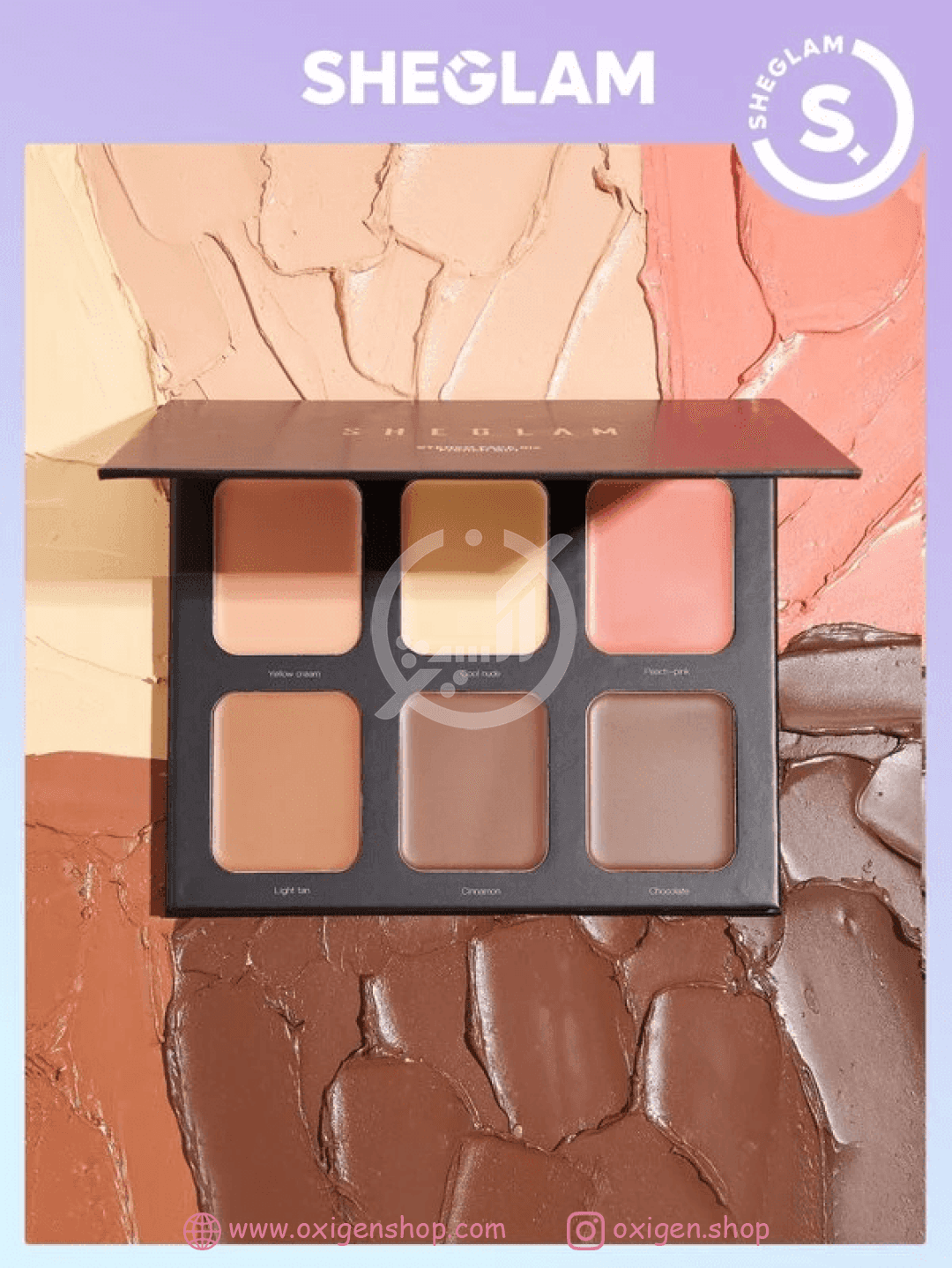 پالت کانتور چرب شیگلم مدل stereo face six پالت کانتور چرب شیگلم مدل stereo face six