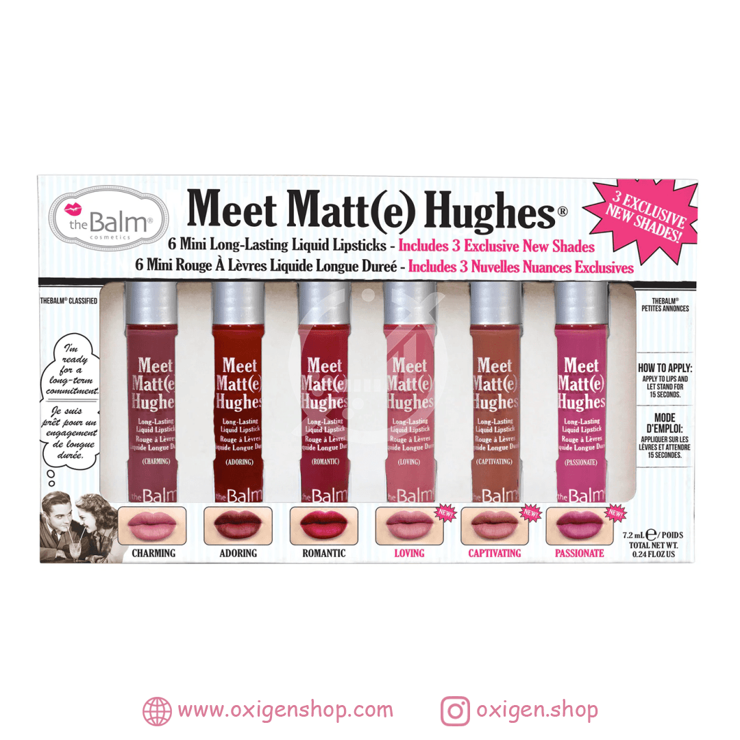 ست رژلب دبالم مدل MEET MATTE HUGHES ست رژلب دبالم مدل MEET MATTE HUGHES