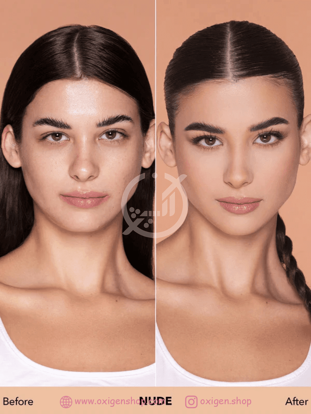 کرم پودر مات شیگلم مناسب پوست چرب کرم پودر مات شیگلم مناسب پوست چرب