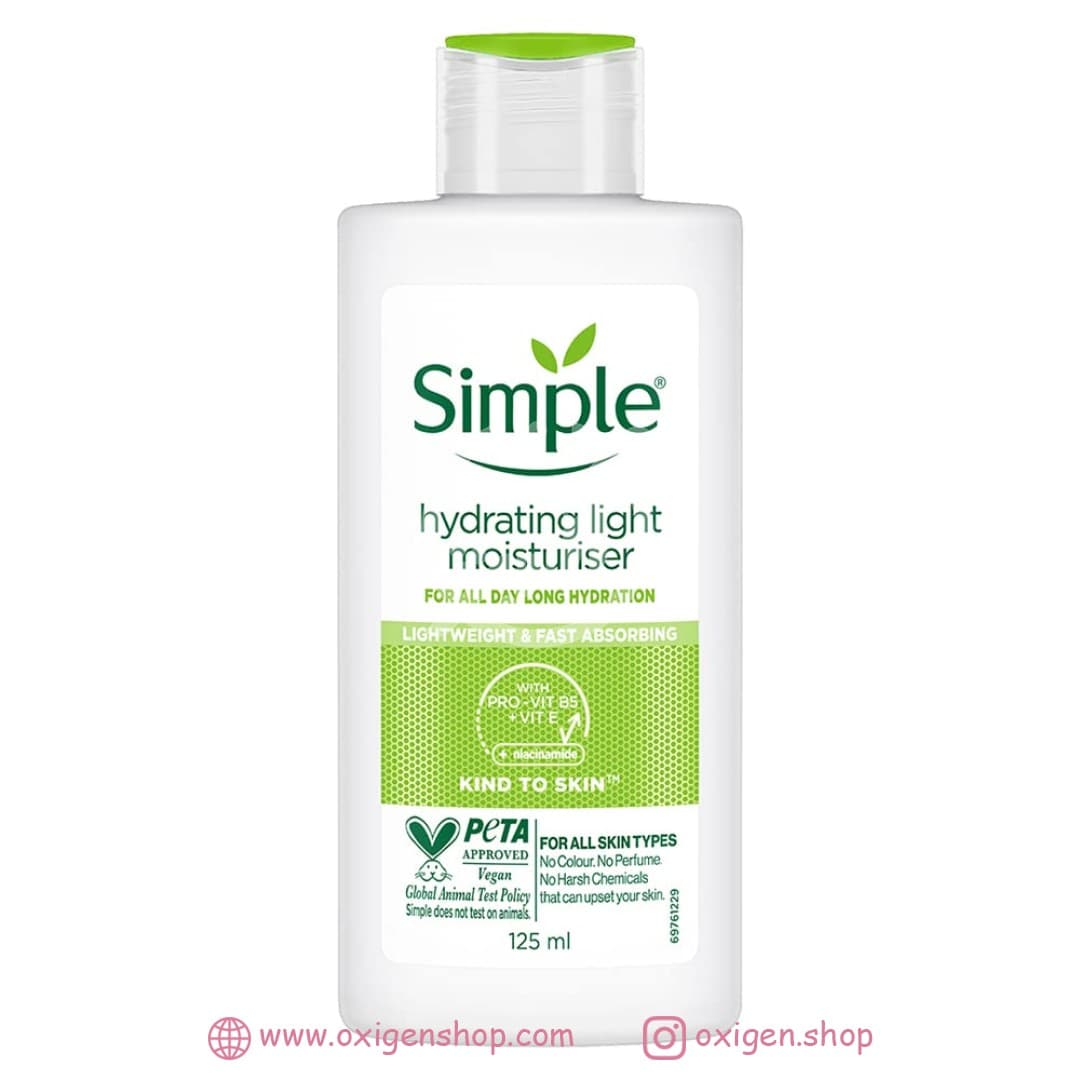 مرطوب کننده سیمپل مدل Hydrating Light Moisturiser مرطوب کننده سیمپل مدل Hydrating Light Moisturiser