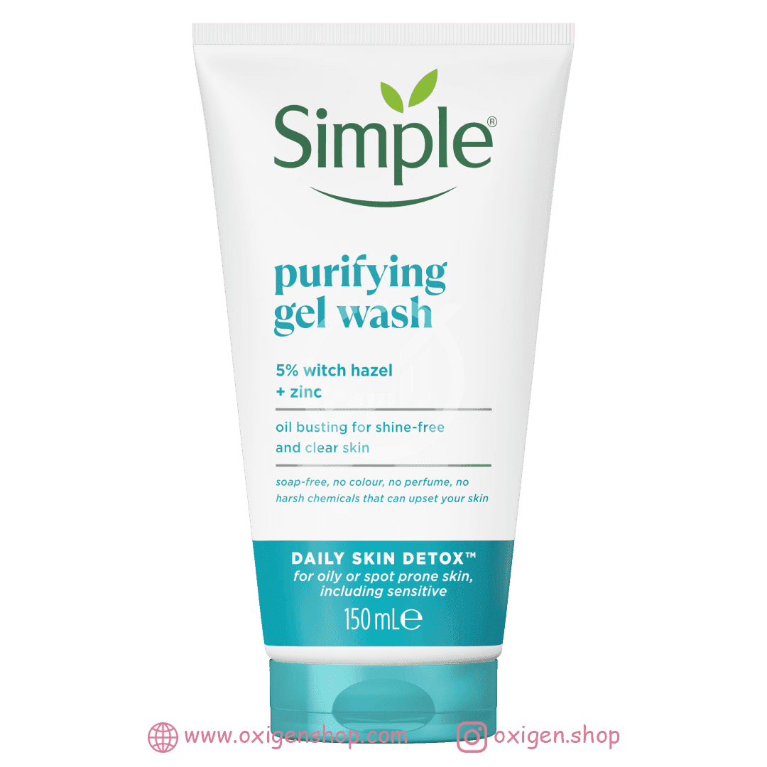 ژل شوینده صورت سیمپل مدل Daily Skin Detox ژل شوینده صورت سیمپل مدل Daily Skin Detox