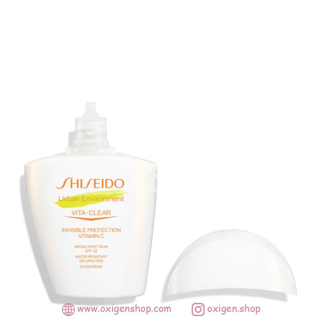 لوسیون ضدآفتاب شیسیدو مدل Urban Environment Vita-Clear لوسیون ضدآفتاب شیسیدو مدل Urban Environment Vita-Clear