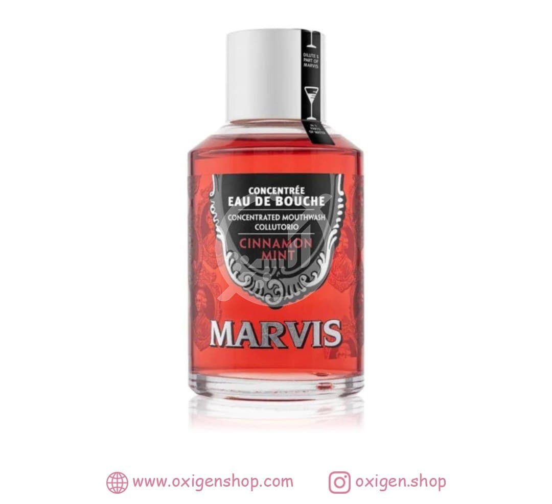 دهان شویه مارویس Cinnamon Mint دهان شویه مارویس Cinnamon Mint
